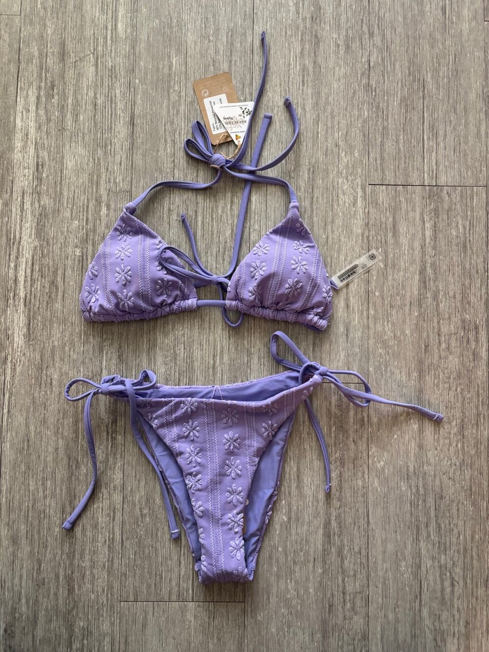 Berlook Purple Floral Bikini NWT